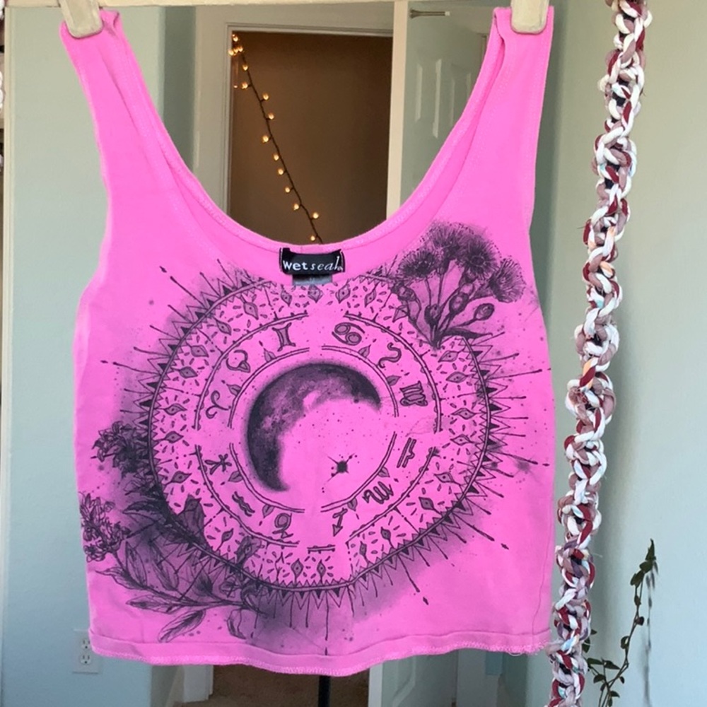 Pink Lunar Crop Top